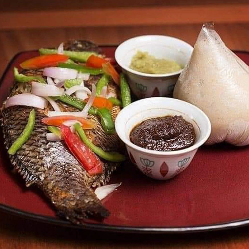 BANKU AND BAKED TILAPIA