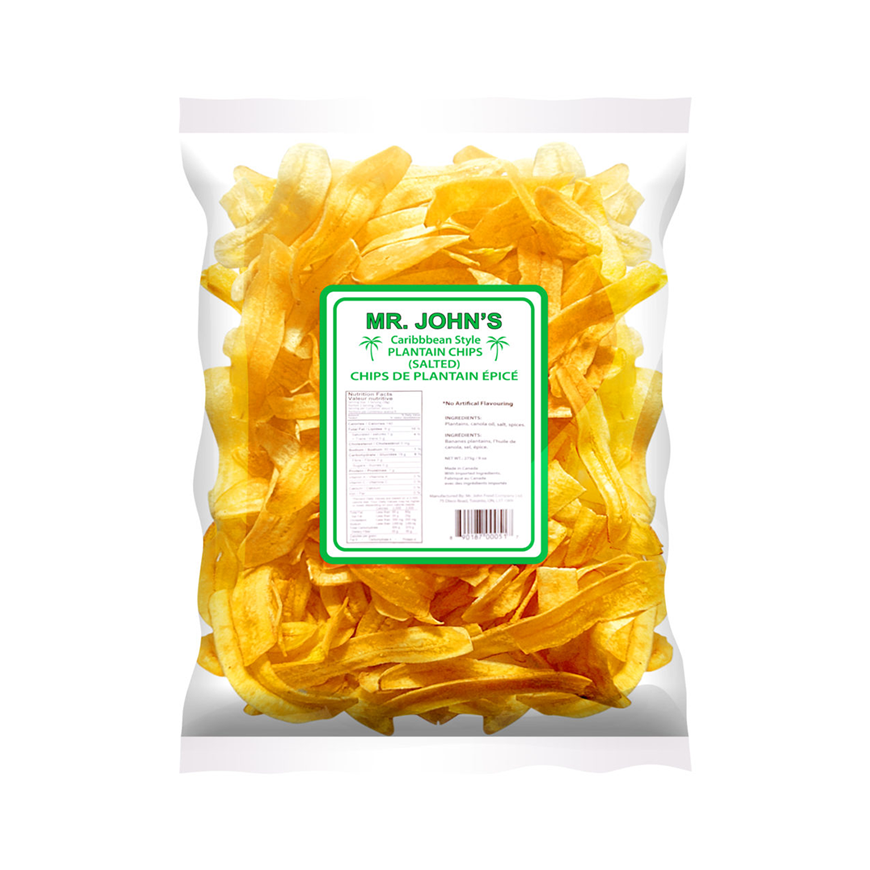 Caribbean Style Plantain Chips 275g